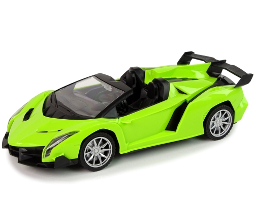 Remote Controlled Sports Car R/C 1:18 Green