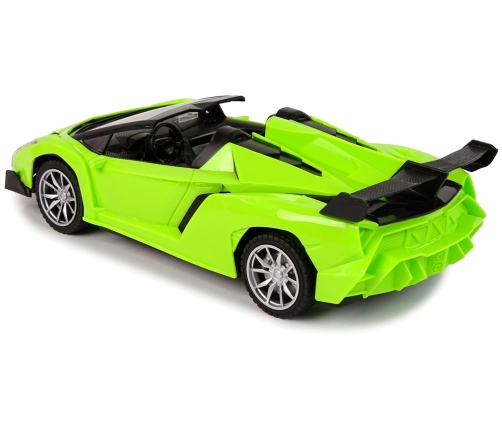 Remote Controlled Sports Car R/C 1:18 Green