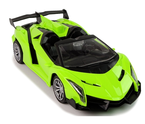 Remote Controlled Sports Car R/C 1:18 Green