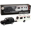 Jeep Black Caravan Vehicle Set Metal Elements