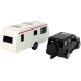 Jeep Black Caravan Vehicle Set Metal Elements