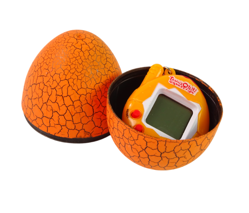 Tamagotchi in Egg Game Electronic Pet Orange