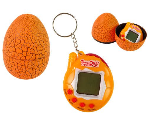 Tamagotchi in Egg Game Electronic Pet Orange