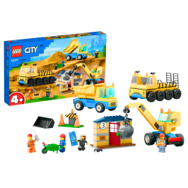 LEGO CITY Trucks and Crane with Wrecking Ball 60391