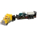 Vehicle Set Yellow Truck 60 cm Excavator with trailer  Remote-controlled R/C