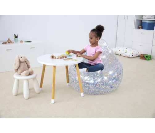 Inflatable Glitter Armchair 72 x 72 x 64 cm Bestway 75105