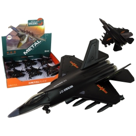 Black Friction Drive Fighter Plane 1:72