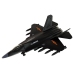 Black Friction Drive Fighter Plane 1:72