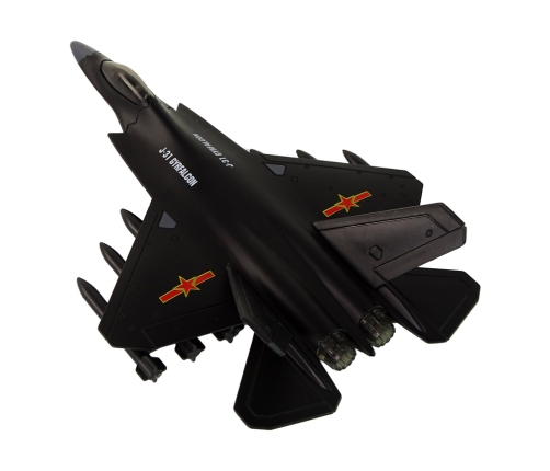 Black Friction Drive Fighter Plane 1:72