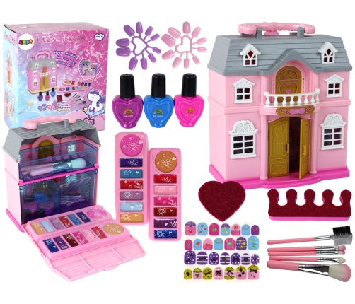 Cosmetics Set Accessories Pink House