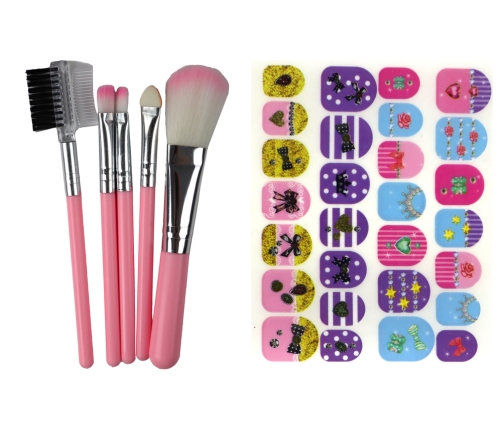 Cosmetics Set Accessories Pink House