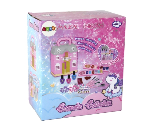 Cosmetics Set Accessories Pink House