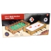 Wooden 2 in 1 Foosball table and air hockey table