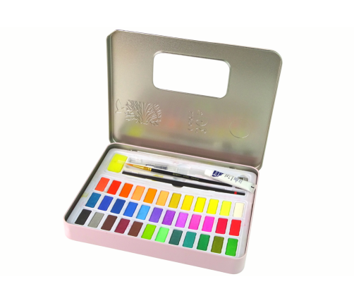 Little Artist's Set of 36 Colors Watercolor Paper