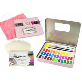 Little Artist's Set of 36 Colors Watercolor Paper