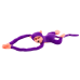 Plush Monkey Mascot with Sound, Purple, 60 cm