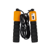 Skipping Rope Black and Yellow With Counter 280 cm Fitness Adjustment