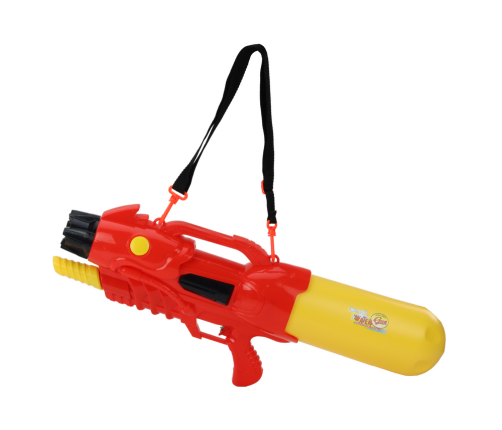 Large Water Gun 2850ml Adjustable Strap Red