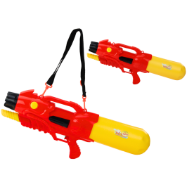 Large Water Gun 2850ml Adjustable Strap Red