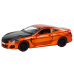 Sports Car Metal Friction Drive Openable Elements 1:24 Orange