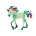 Collectible Figurine Little Unicorn Green 8 CM