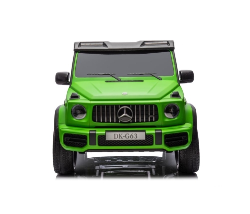 Divvietīgs bērnu elektromobilis Mercedes G63 XXL 4x4 Green Painted