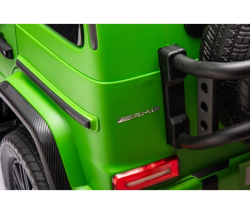 Двухместный детский электромобиль Mercedes G63 XXL 4x4 Green Painted