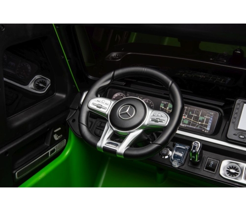 Двухместный детский электромобиль Mercedes G63 XXL 4x4 Green Painted