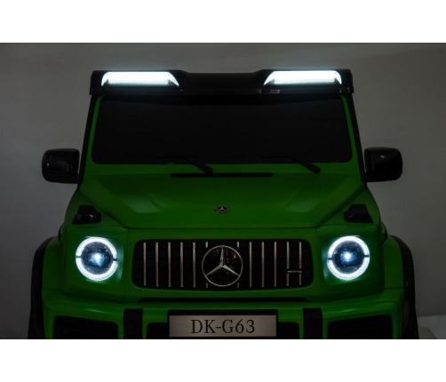 Divvietīgs bērnu elektromobilis Mercedes G63 XXL 4x4 Green Painted