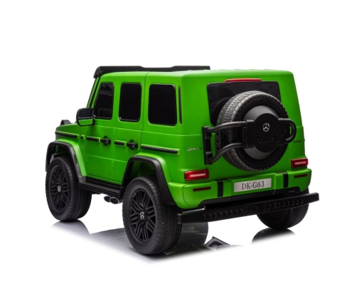 Divvietīgs bērnu elektromobilis Mercedes G63 XXL 4x4 Green Painted