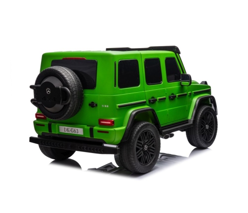 Divvietīgs bērnu elektromobilis Mercedes G63 XXL 4x4 Green Painted