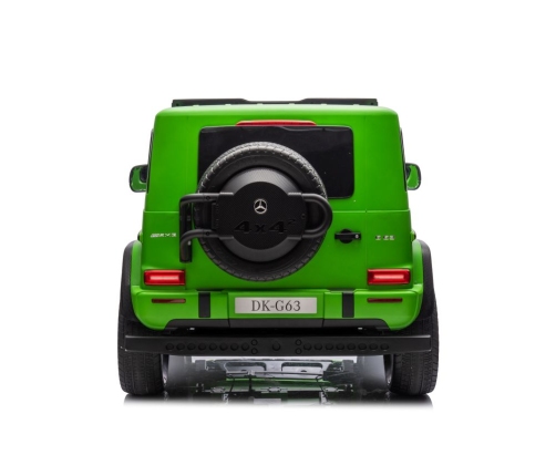 Divvietīgs bērnu elektromobilis Mercedes G63 XXL 4x4 Green Painted