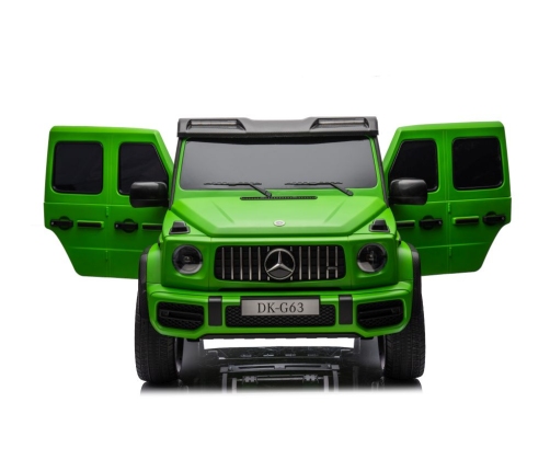 Divvietīgs bērnu elektromobilis Mercedes G63 XXL 4x4 Green Painted