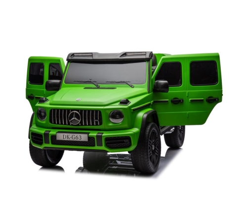 Divvietīgs bērnu elektromobilis Mercedes G63 XXL 4x4 Green Painted