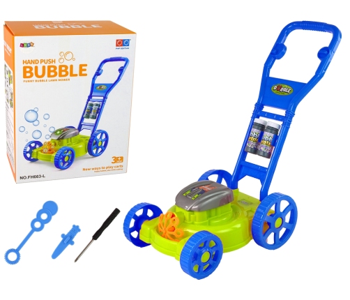 Mower Soap Bubble Machine Blue Soap Bubble Music