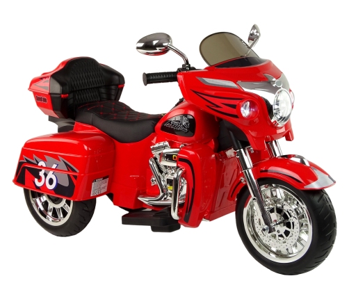 Bērnu elektriskais motocikls Goldwing Red