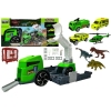 Set Truck with Dinosaurs Transporter