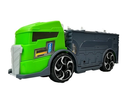 Set Truck with Dinosaurs Transporter