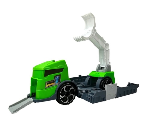 Set Truck with Dinosaurs Transporter