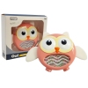 Owl Rattle Teether Children's Toy Red