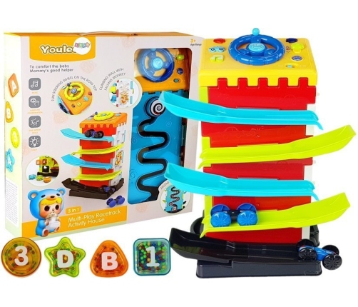 Educational Block slide with Cars Sorter