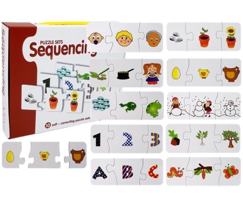 Educational Puzzle Puzzle Learning 10 Connections