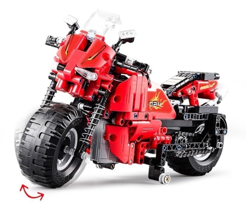 CADA Building Blocks Set Remote Controlled Motorcycle 2.4G 484 pcs