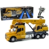 Remote Controlled Truck Crane Pilot 2.4G Lights Sounds Yellow