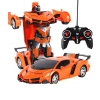 Radiovadāms autorobots - transformeris ar pulti 2in1 Orange