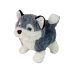 Interactive Husky Dog Mascot Walks Moves Tail Sound