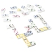 Domino Dominoes Dominos In A Metal Box  28PCS