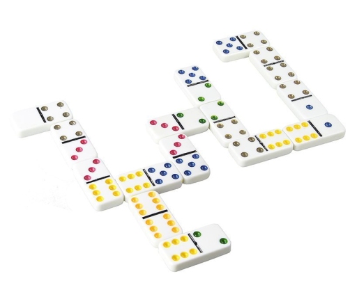 Domino Dominoes Dominos In A Metal Box  28PCS