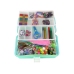 Green Expandable Suitcase Set Artistic Creative Plastic DIY