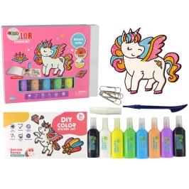 DIY Unicorn Furniture Window Stickers 8 Colours Glitter